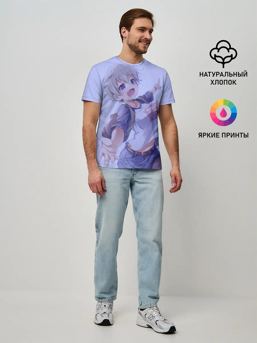 Мужская базовая футболка / Хана Удзаки