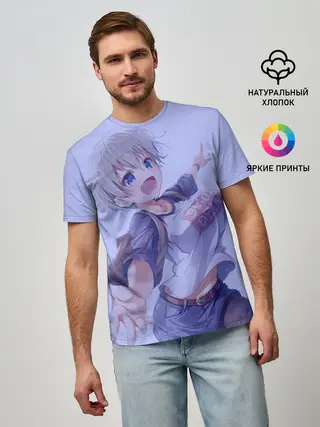 Мужская базовая футболка / Хана Удзаки