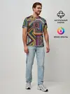 Мужская базовая футболка / Этнический орнамент