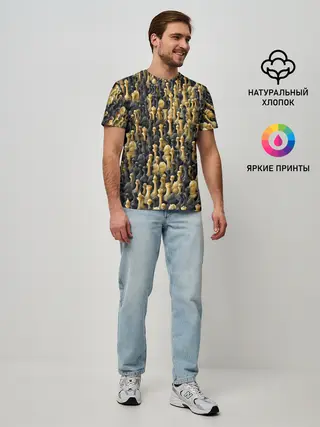 Мужская базовая футболка / Шахматы