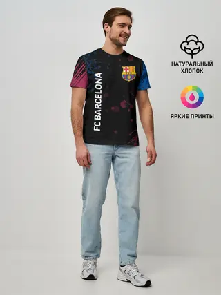 Мужская базовая футболка / FC BARCELONA.