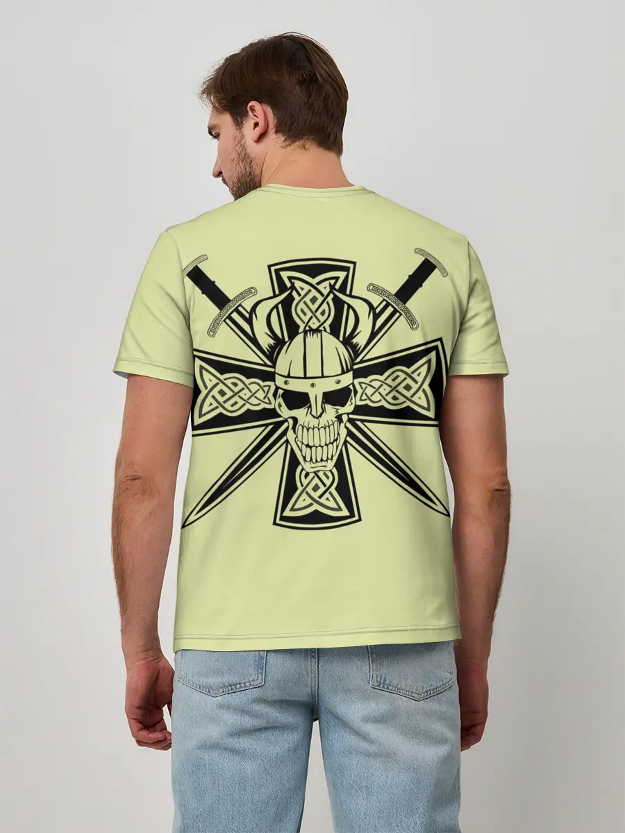 Мужская базовая футболка / кельтский узор