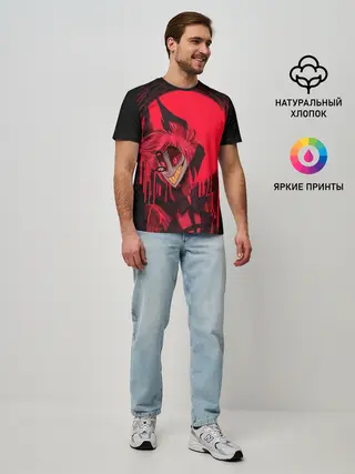 Мужская базовая футболка / Отель Хазбин