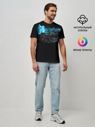 Мужская базовая футболка / Batmobile