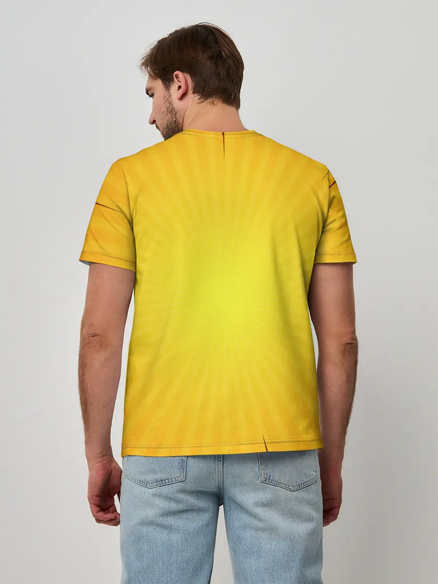 Мужская базовая футболка / Зеницу Агацума Kimetsu no Yaiba