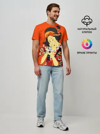 Мужская базовая футболка / Японка