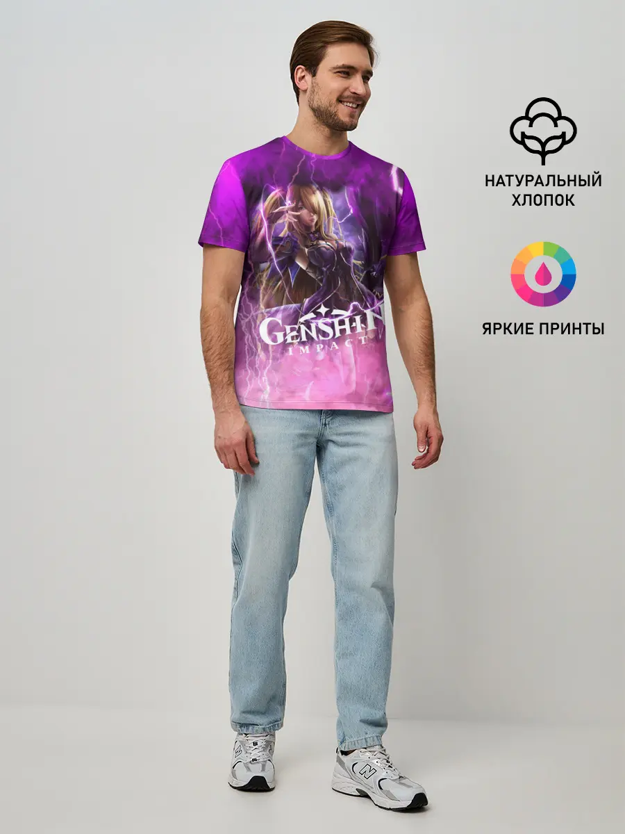 Мужская базовая футболка / Genshin Impact | Геншин Импакт