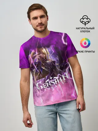 Мужская базовая футболка / Genshin Impact | Геншин Импакт