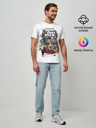 Мужская базовая футболка / Grand Theft Auto iii