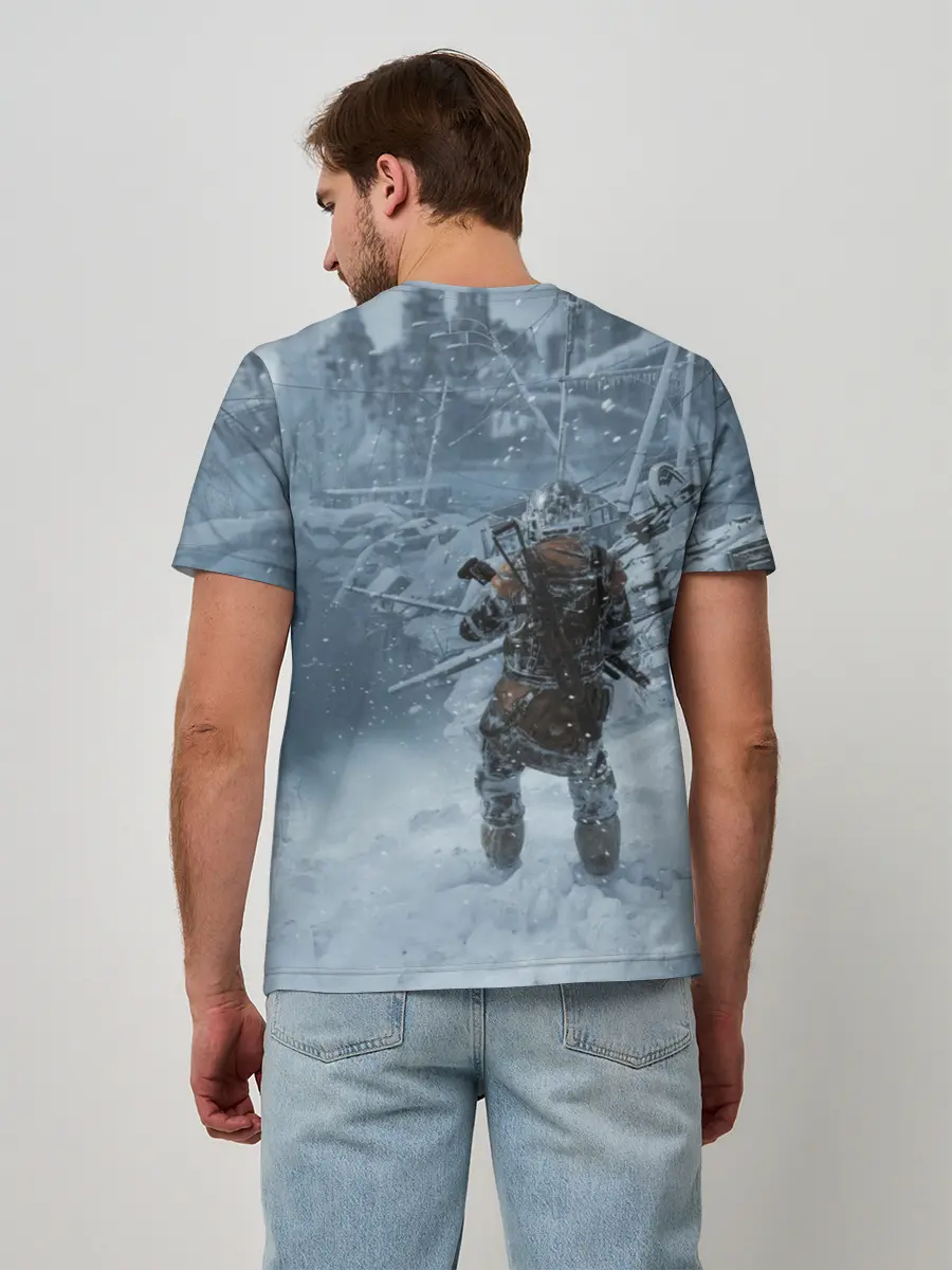 Мужская базовая футболка / Метро Исход