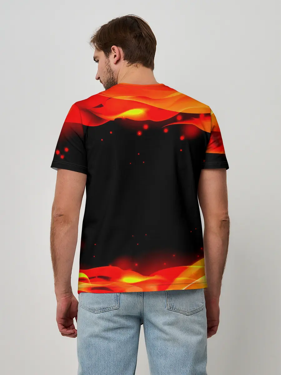 Мужская базовая футболка / Майнкрафт Подземелья