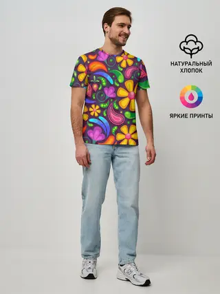 Мужская базовая футболка / Пляжная