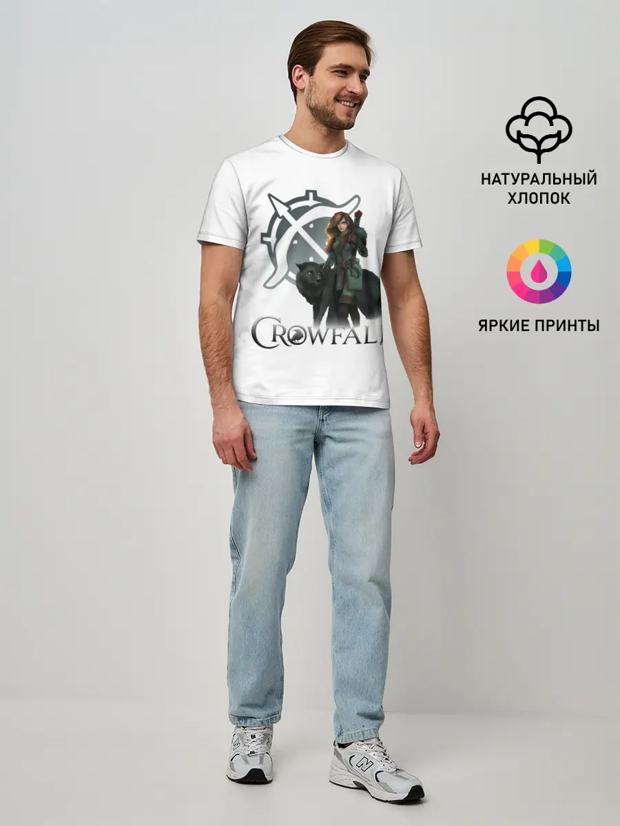 Мужская базовая футболка / Crowfall | Ranger