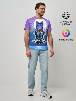 Мужская базовая футболка / Undertale