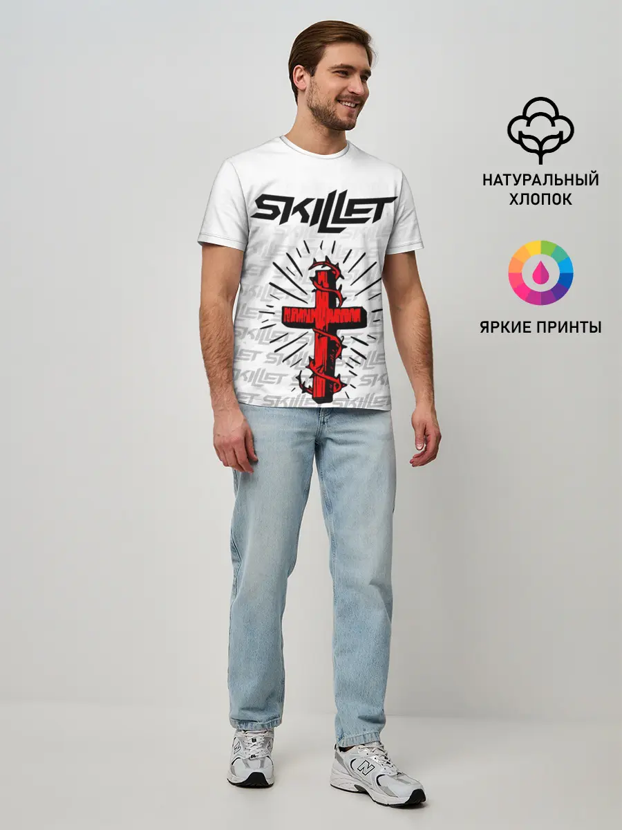 Мужская базовая футболка / SKILLET