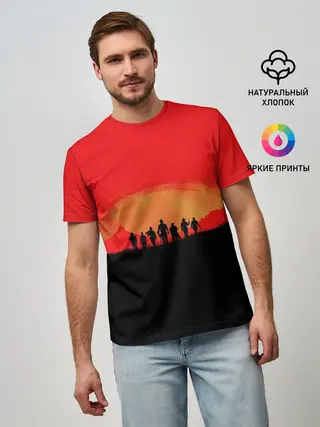 Мужская базовая футболка / RDR2 Team