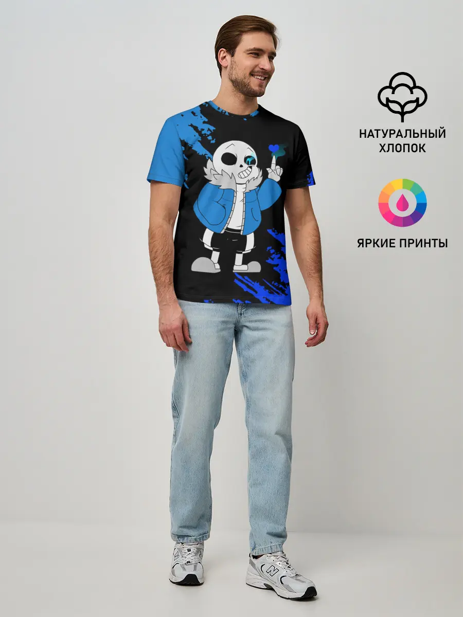 Мужская базовая футболка / UNDERTALE