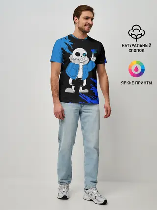 Мужская базовая футболка / UNDERTALE