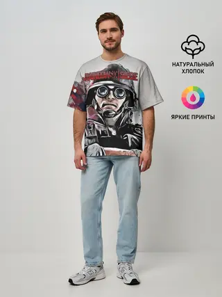 Мужская футболка оверсайз / Rainbow Six: Siege