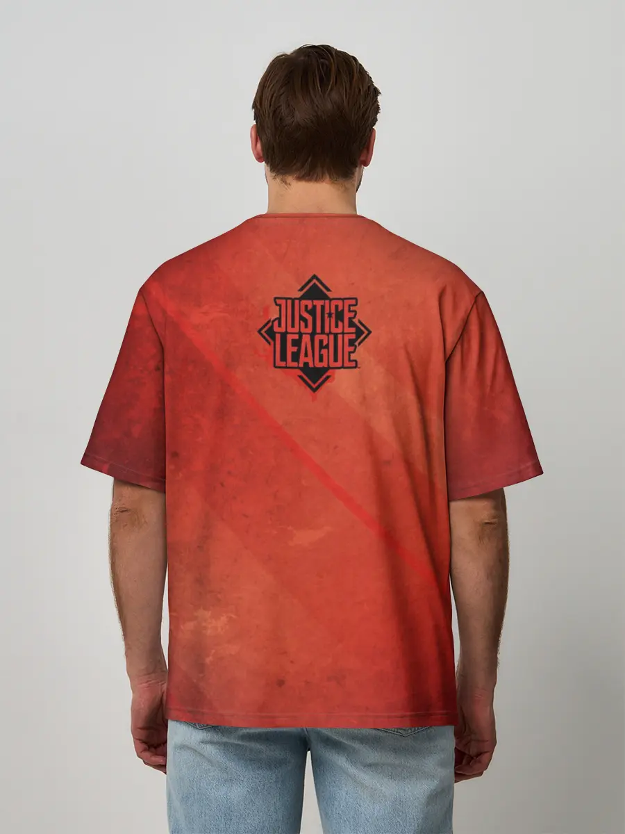 Мужская футболка оверсайз / Justice League