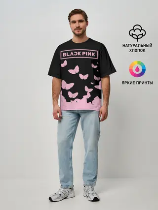Мужская футболка оверсайз / BlackPink