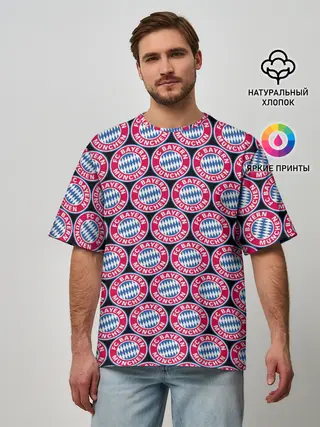 Мужская футболка оверсайз / Bayern Munchen