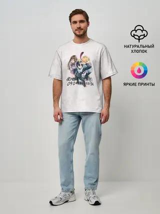 Мужская футболка оверсайз / Персонажи БЕЗДОМНОГО БОГА