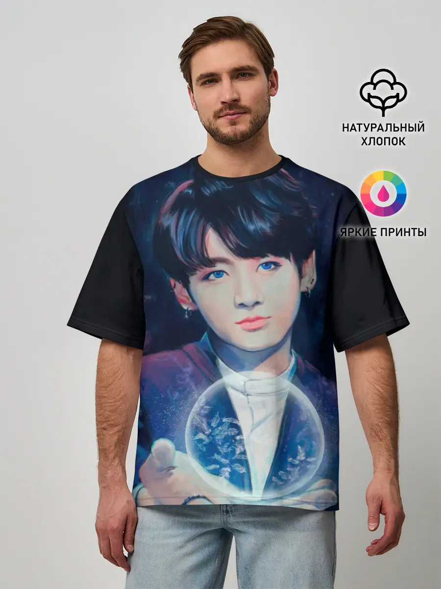 Мужская футболка оверсайз / BTS [2]