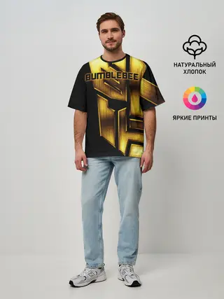 Мужская футболка оверсайз / BUMBLEBEE
