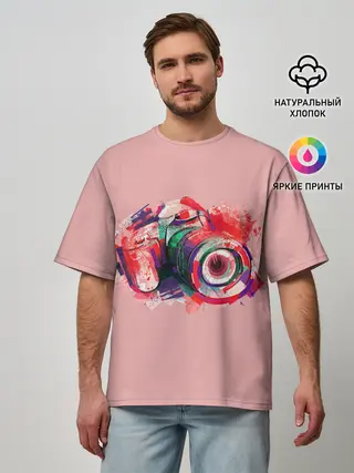 Мужская футболка оверсайз / Я Фотограф