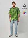 Мужская футболка оверсайз / Хвойная масса