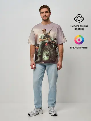 Мужская футболка оверсайз / Grand Theft Auto