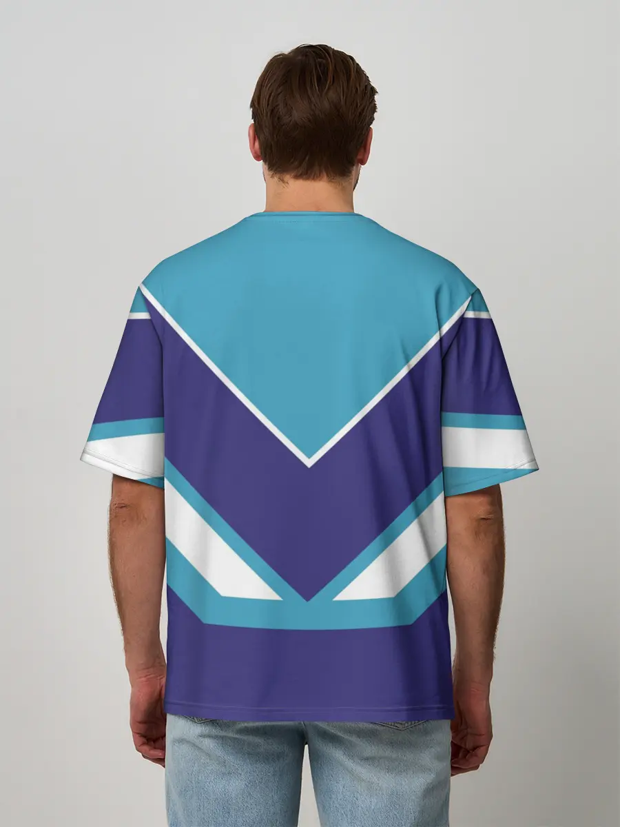 Мужская футболка оверсайз / Жека - банка сгущенки