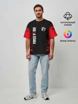 Мужская футболка оверсайз / GARENA FREE FIRE