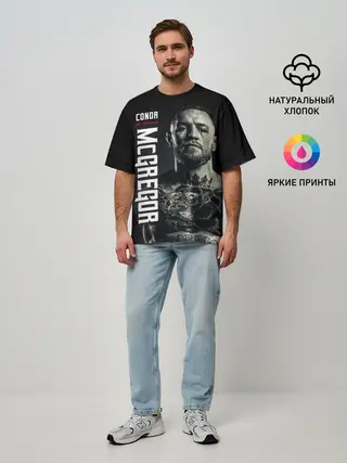 Мужская футболка оверсайз / Конор Макгрегор