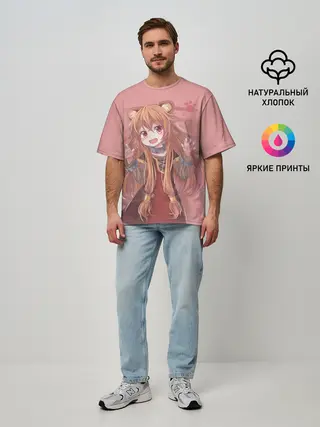 Мужская футболка оверсайз / Raphtalia