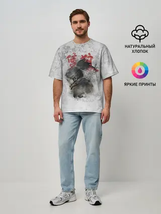 Мужская футболка оверсайз / SEKIRO SHADOW DIE TWICE