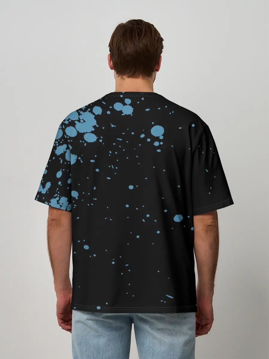 Мужская футболка оверсайз / Grand Theft Mario V