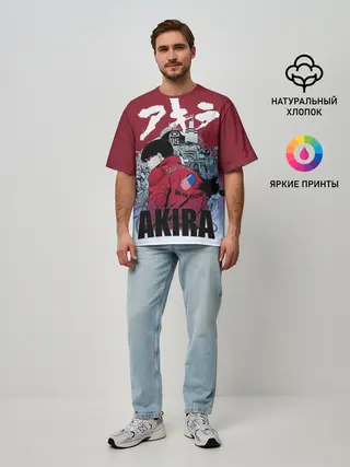 Мужская футболка оверсайз / Акира