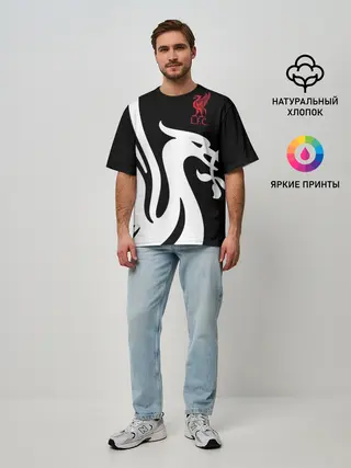 Мужская футболка оверсайз / Liverpool Exclusive