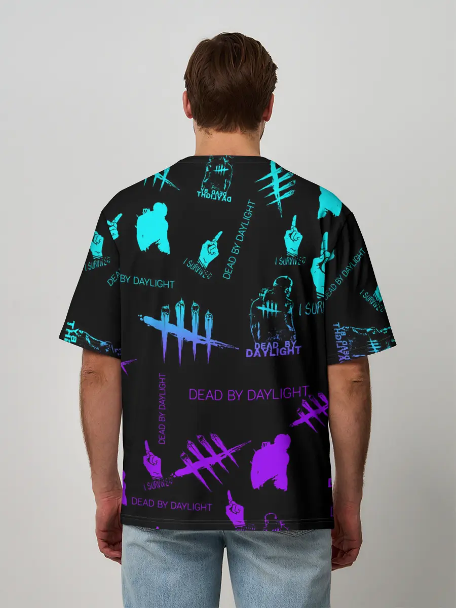 Мужская футболка оверсайз / Dead by Daylight.