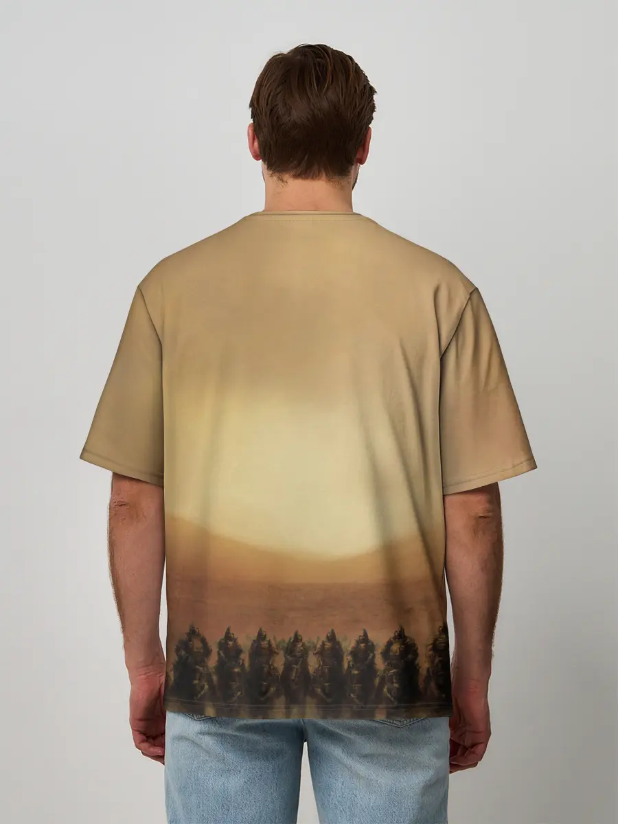 Мужская футболка оверсайз / Эпос Манас