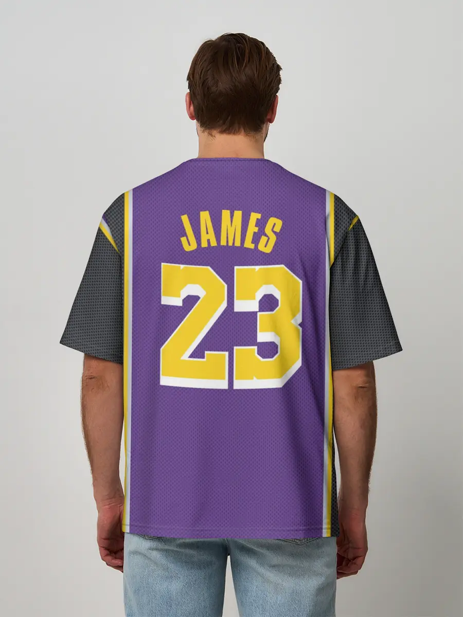 Мужская футболка оверсайз / James LA Lakers 2019