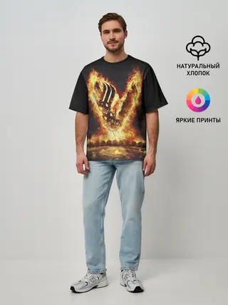 Мужская футболка оверсайз / ВИКИНГИ | VIKINGS | V