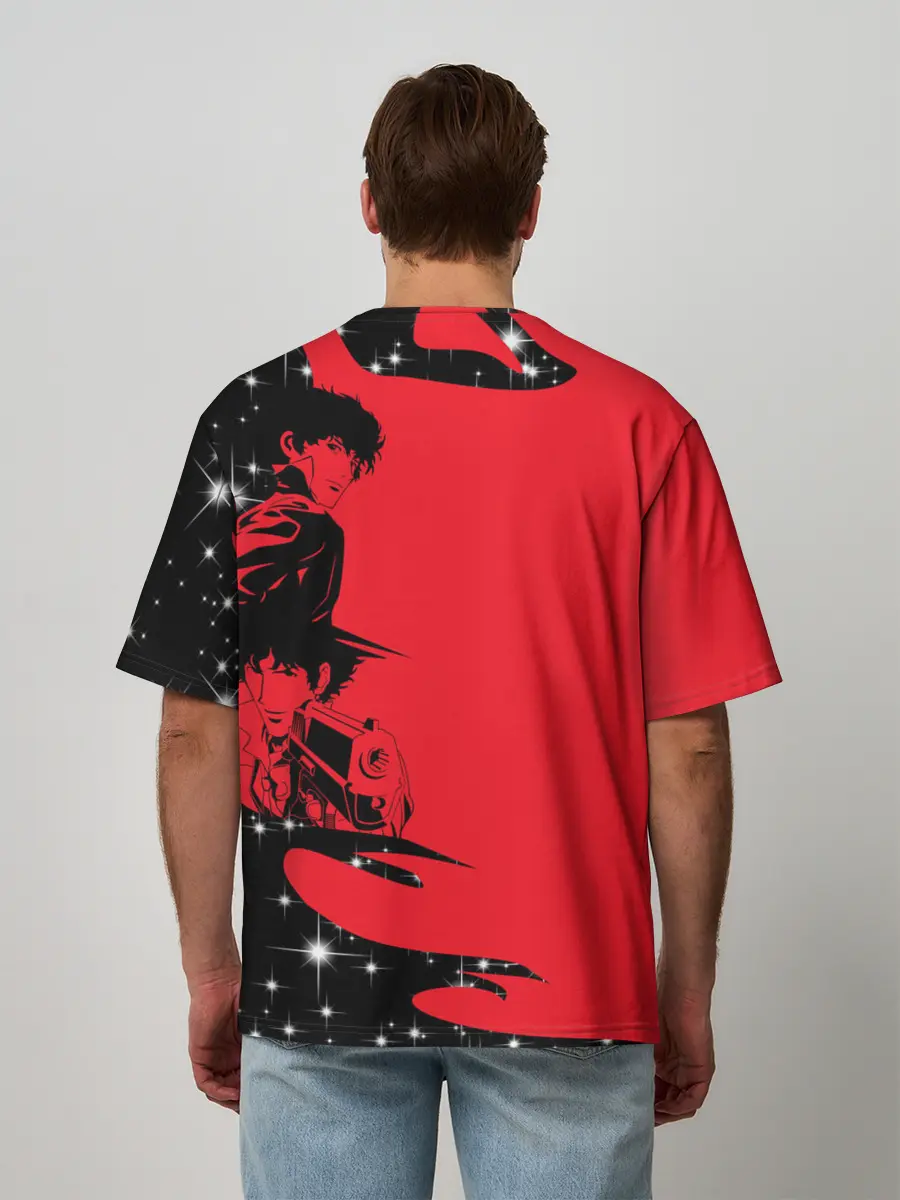 Мужская футболка оверсайз / Cowboy Bebop art