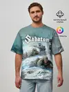 Мужская футболка оверсайз / Sabaton