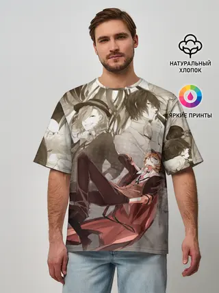 Мужская футболка оверсайз / Чуя Накахара