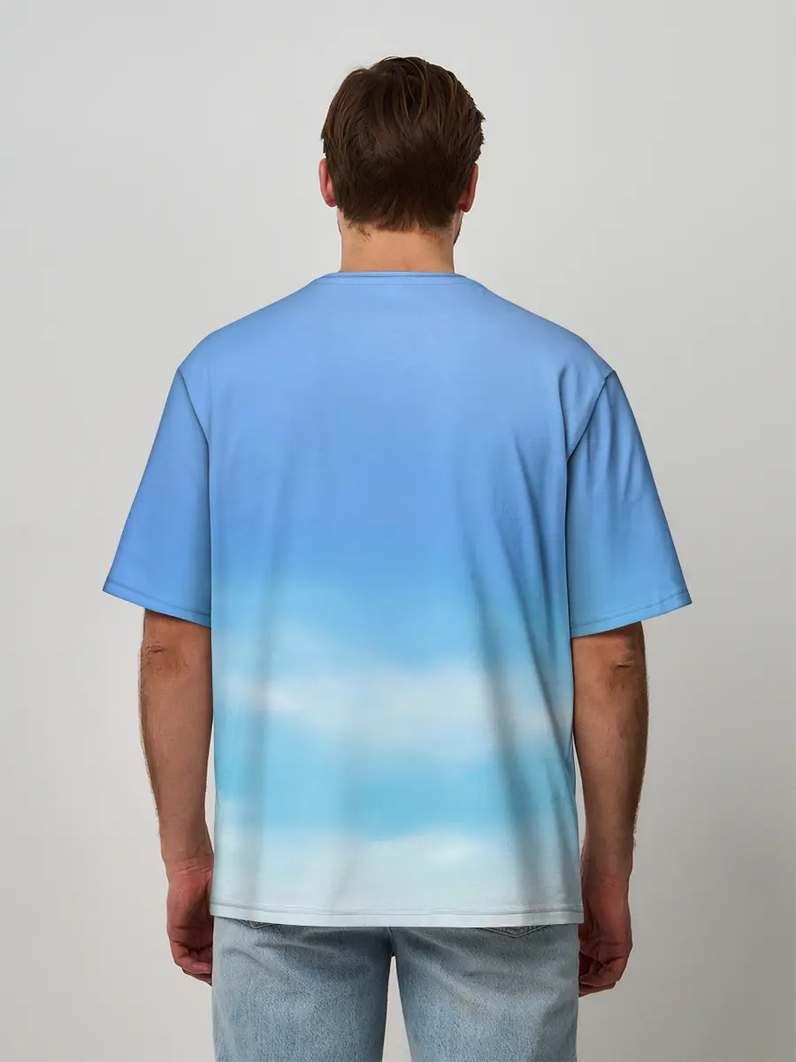 Мужская футболка оверсайз / Violet Evergarden