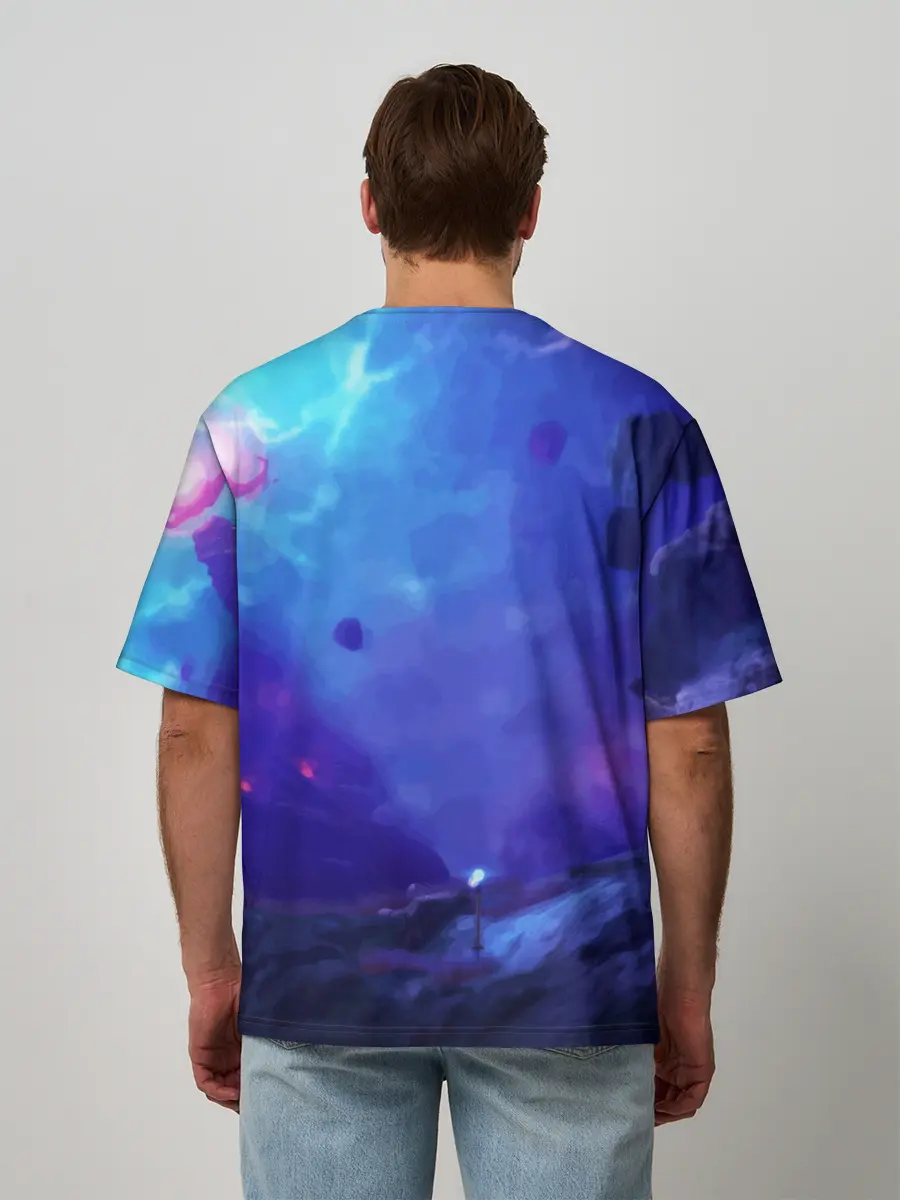 Мужская футболка оверсайз / HALF-LIFE - Black Mesa: XEN