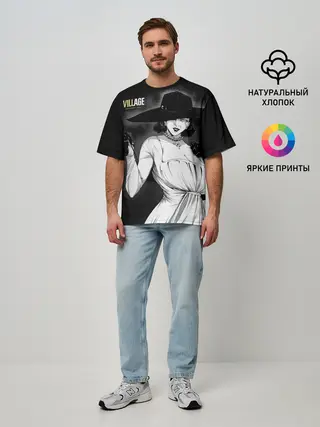 Мужская футболка оверсайз / Lady Alcina Dimitrescu